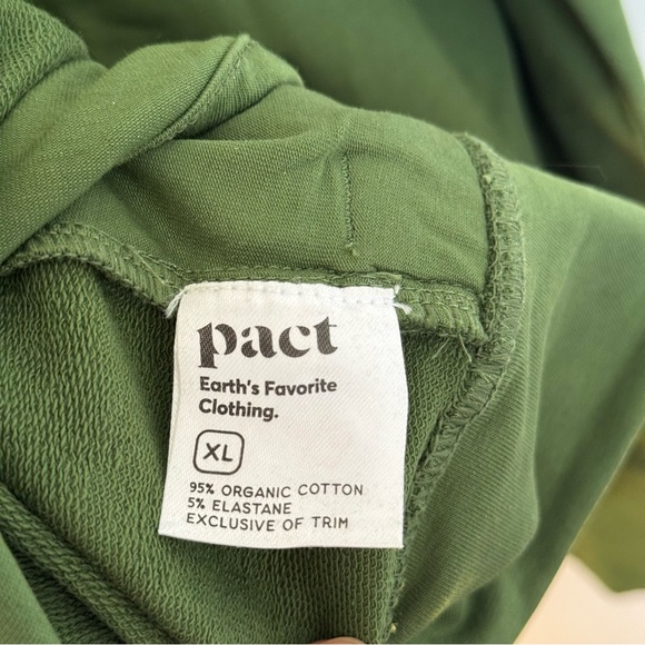 Pact Stretch French Terry Quarter Zip organic cotton Size XL - Picture 11 of 11
